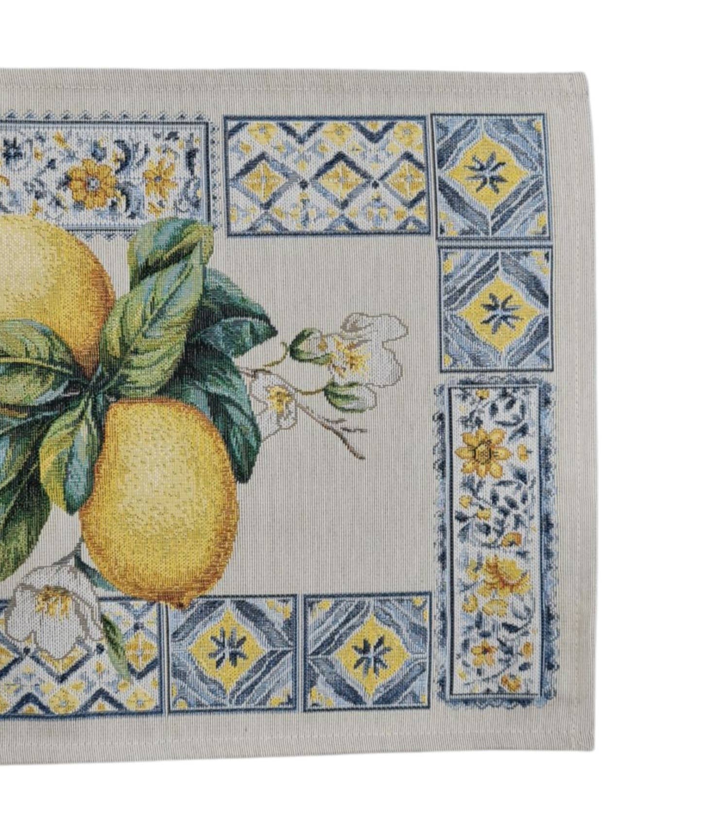 Lunaria Lab - Wholesale Placemat - Lemon Coast Breakfast Placemat in Gobelin2