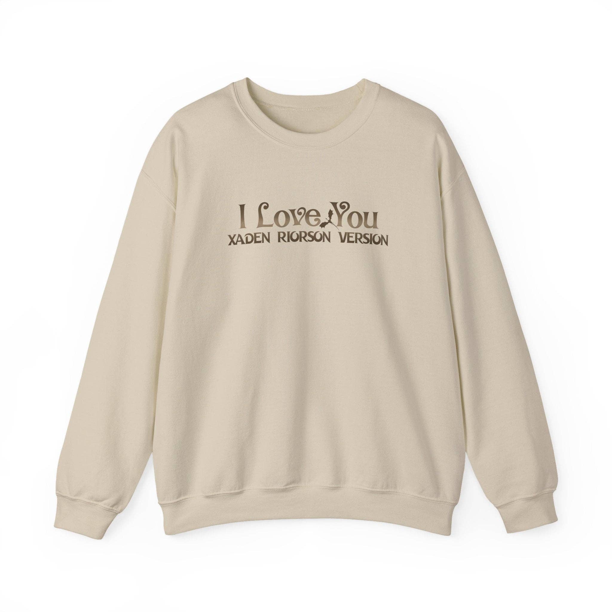 MagicMerchEmporium – Camisola gráfica - Mulher por atacado – "Camisola "I Love You - Versão Xaden Riorson" - Fourth Wing"11