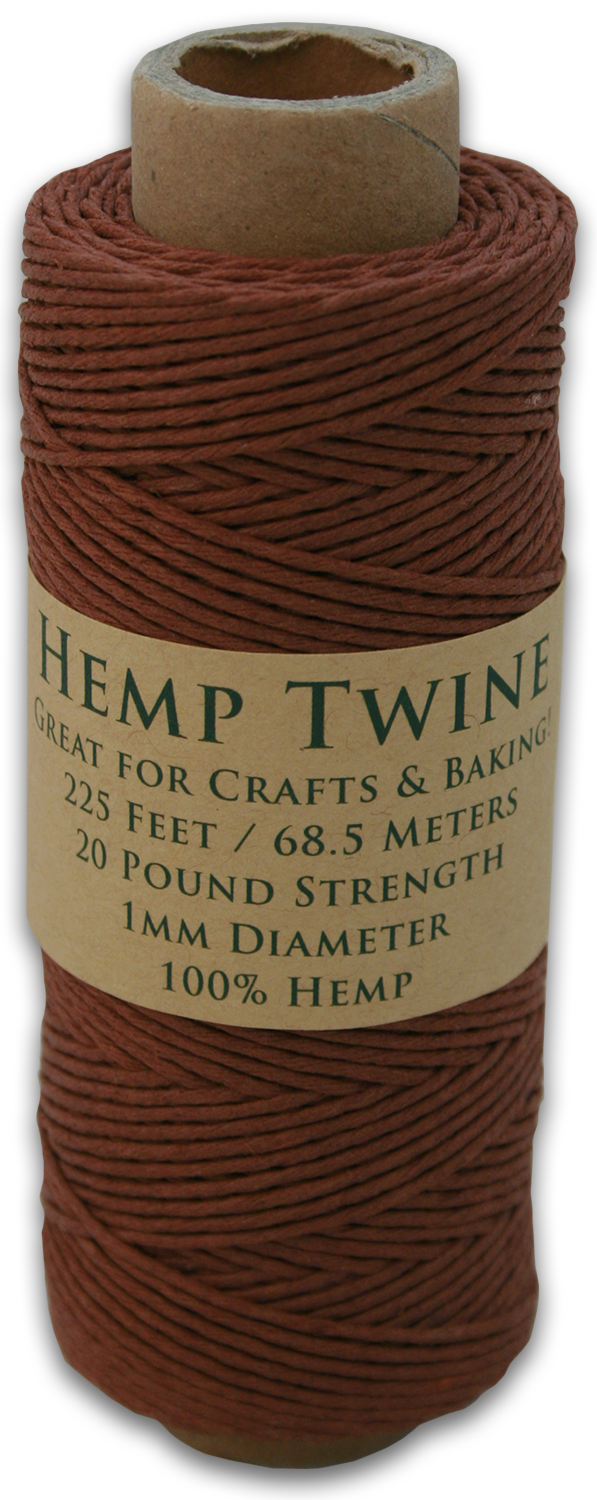 Hemptopia – wholesale Snöre – Hemptopia hampasnöre 1 mm, 225 ft (68,6 m), 18 färger, 100 % naturligt2