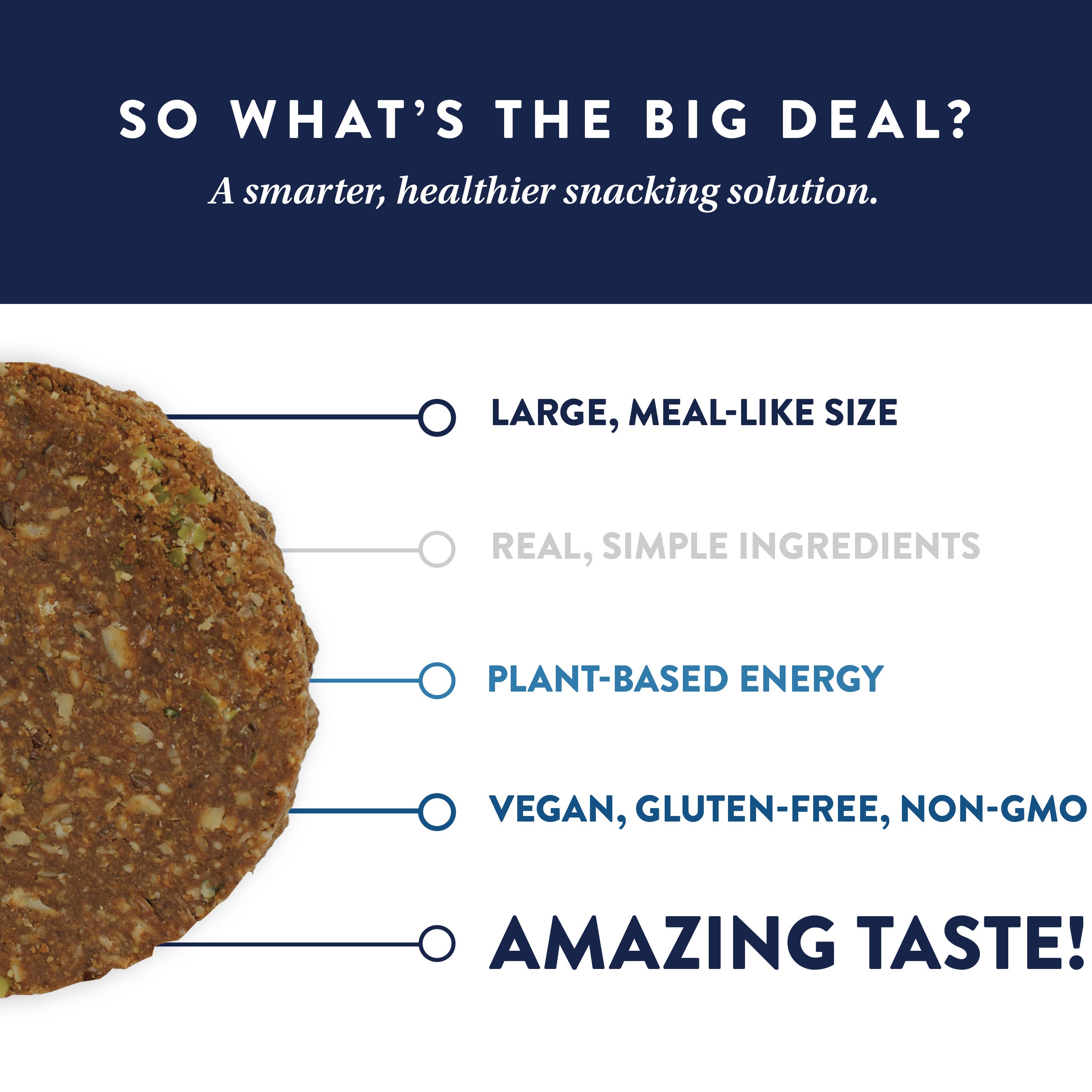 Protein Puck - Wholesale Snack Bar - Mighty Moxie (Cocoa, Cashew, Cinnamon) (16 - 3.25oz Bars)11