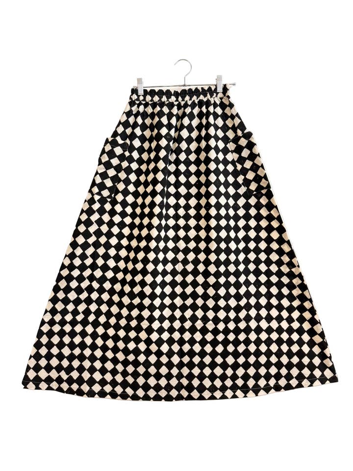 Tilda Skirt Black Losange for wholesale by Happy French Gang