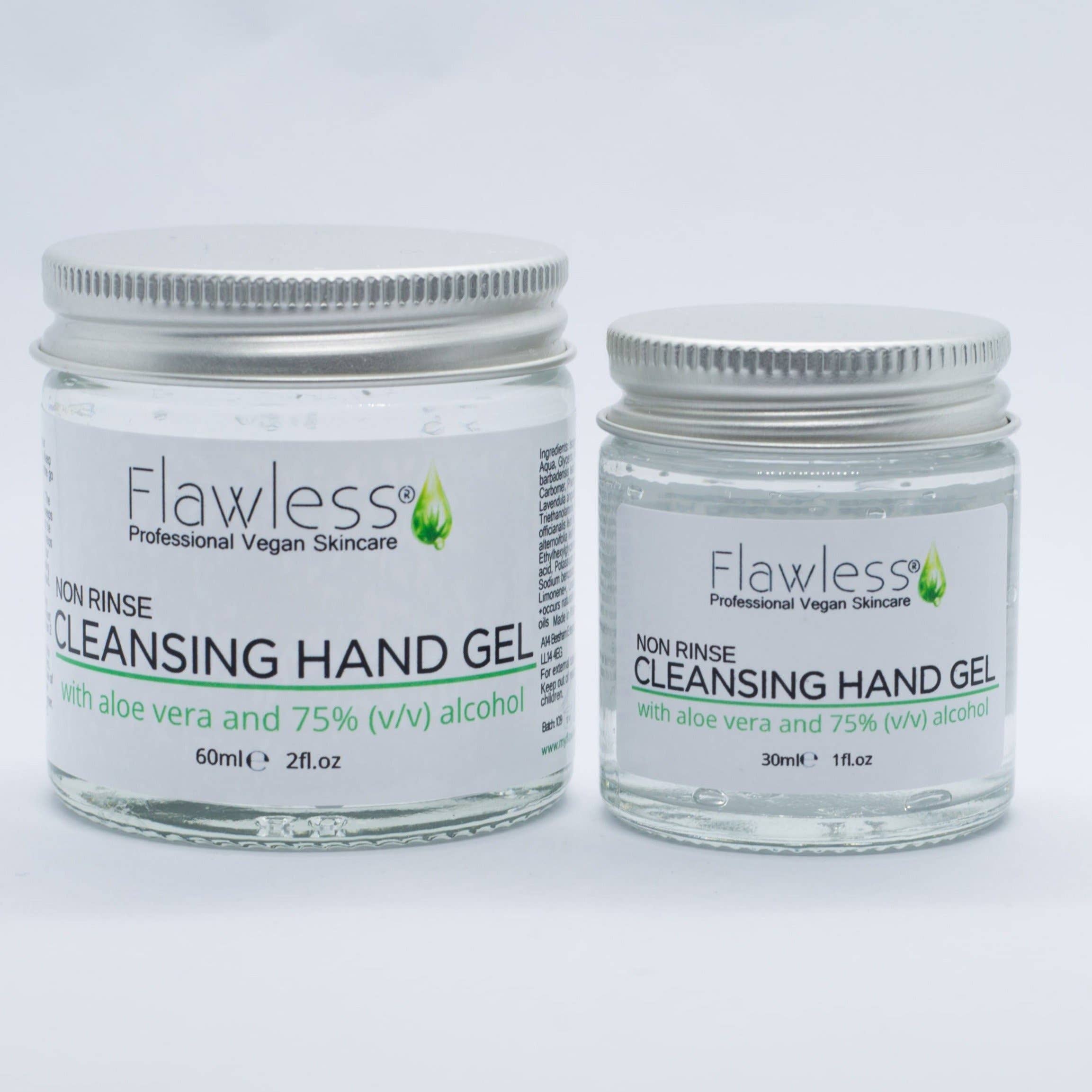 Flawless – wholesale Hand sanitiser – Cleansing Hand Gel - Non Rinse. Vegan, Plastic Free, Eco5