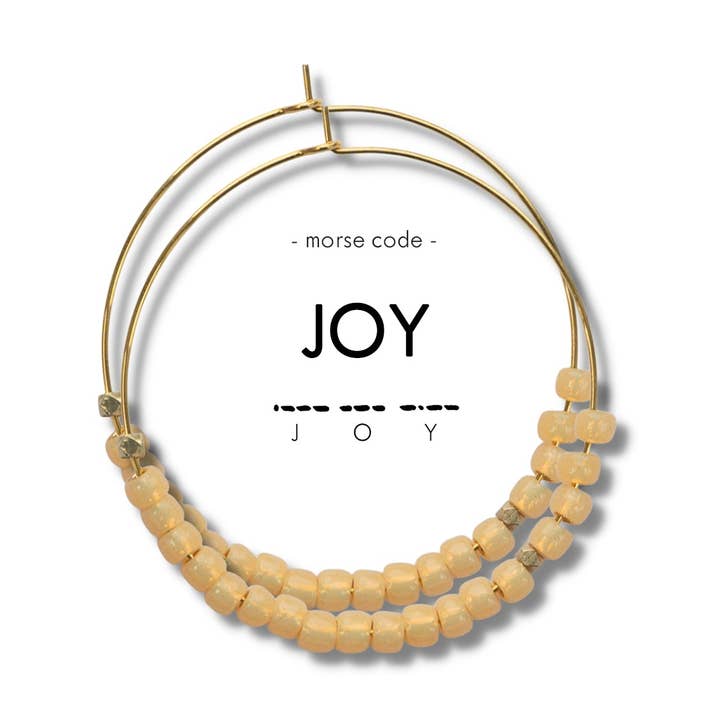 Pendientes Morse Code | JOY para venta al por mayor de ETHICGOODS