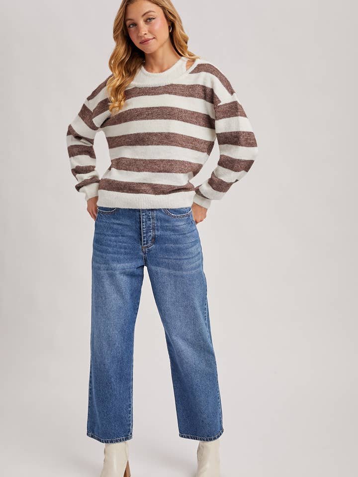 Bluivy - Wholesale Jeans - Women's - DENIM MID-RISE WIDE LEG CROPPED JEANS19