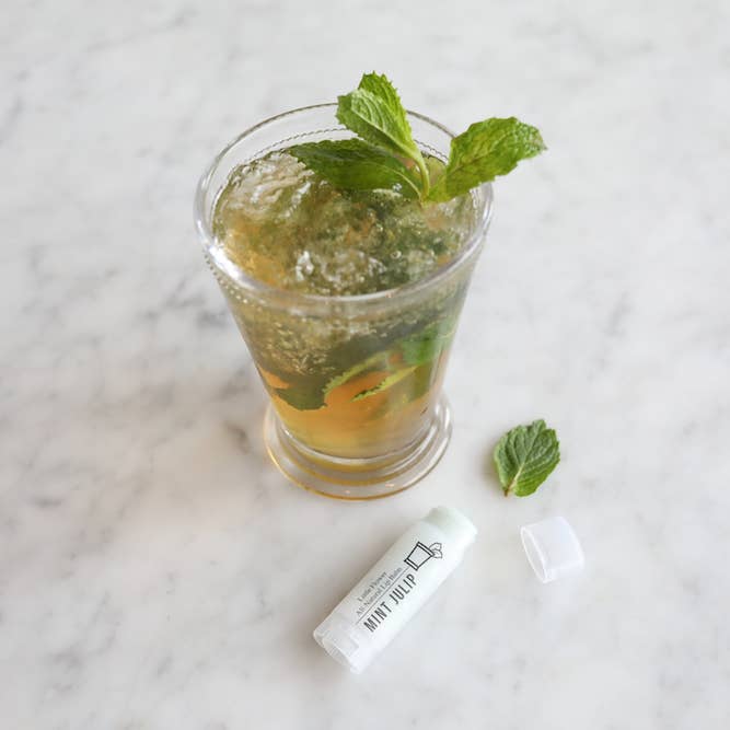 The Little Flower Soap Co - Wholesale Lip Balm - Mint Julep Lip Balm2