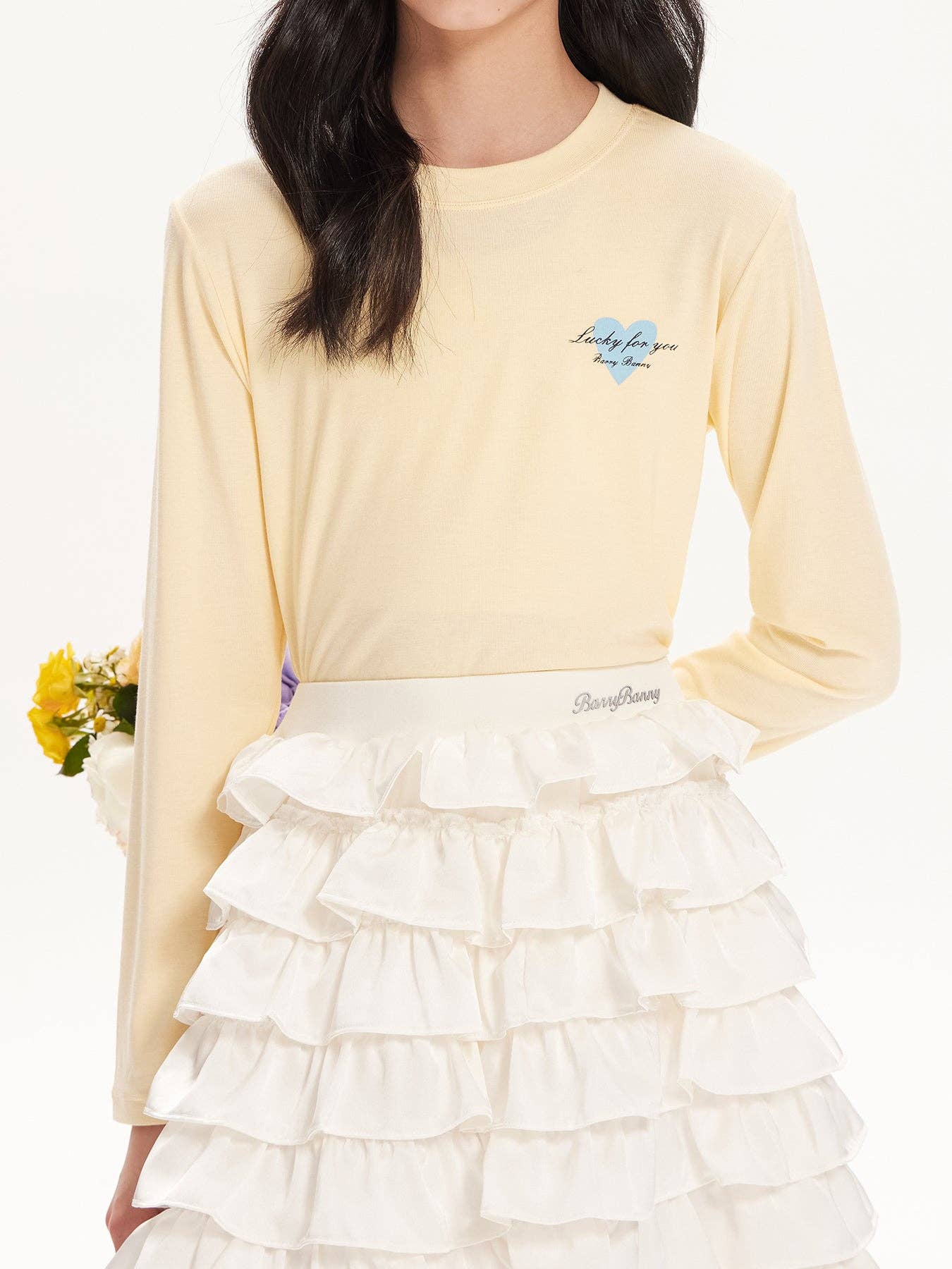 Suhkasana - Vente T-shirt – enfant - T-shirt à manches longues pour enfants, coupe ajustée, couleur unie3