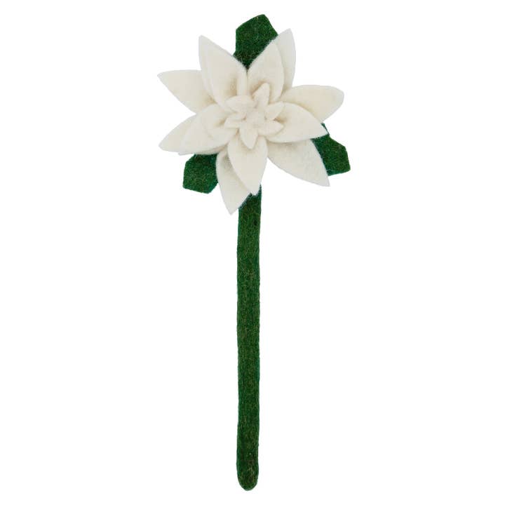 Global Goods Partners - Wholesale Artificial Flowers - Felt Poinsettia Flower4