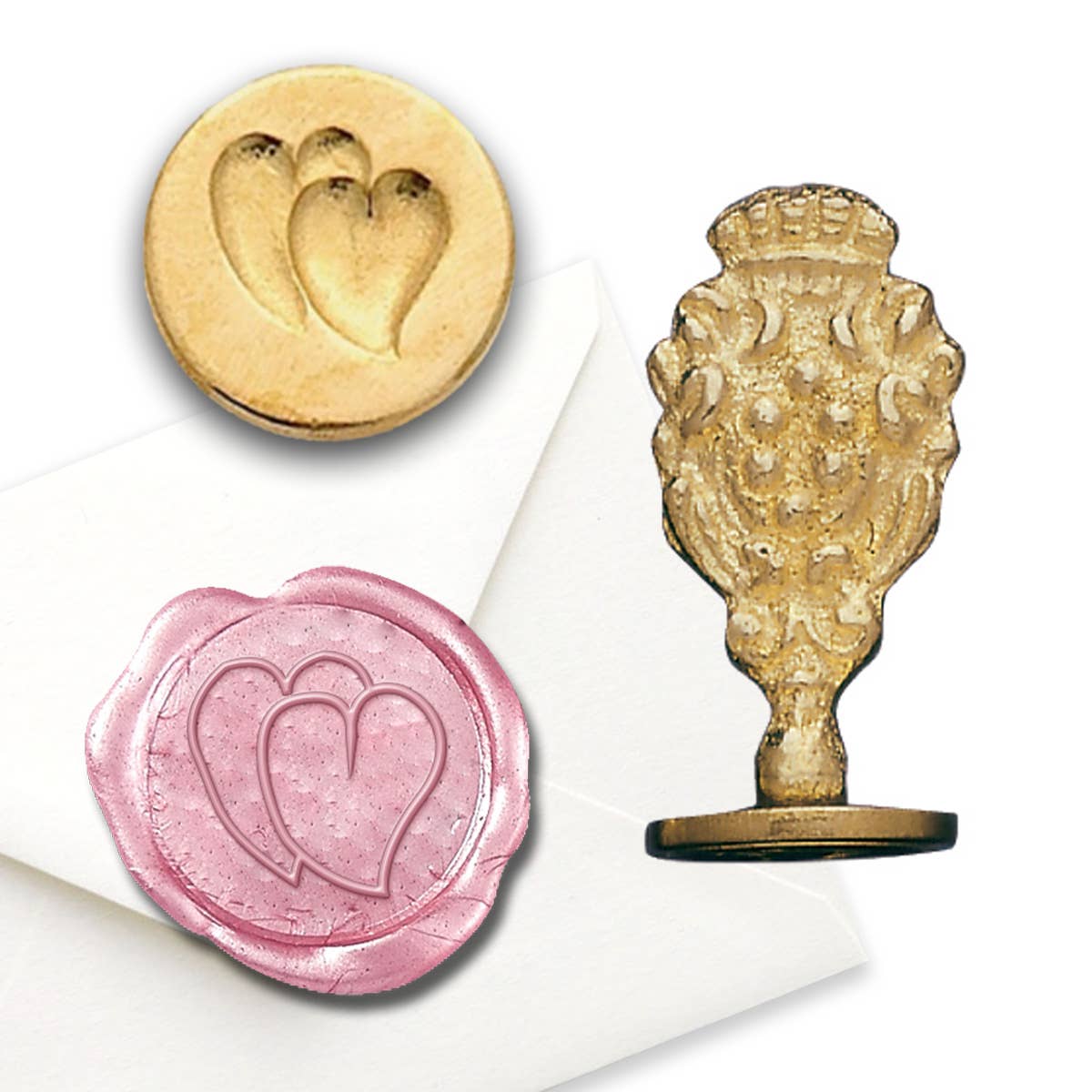 Freund Mayer & Co. - Wholesale Rubber/Decorative Stamp - Florentine Brass Wax Seal Stampers-over 50 popular symbols23