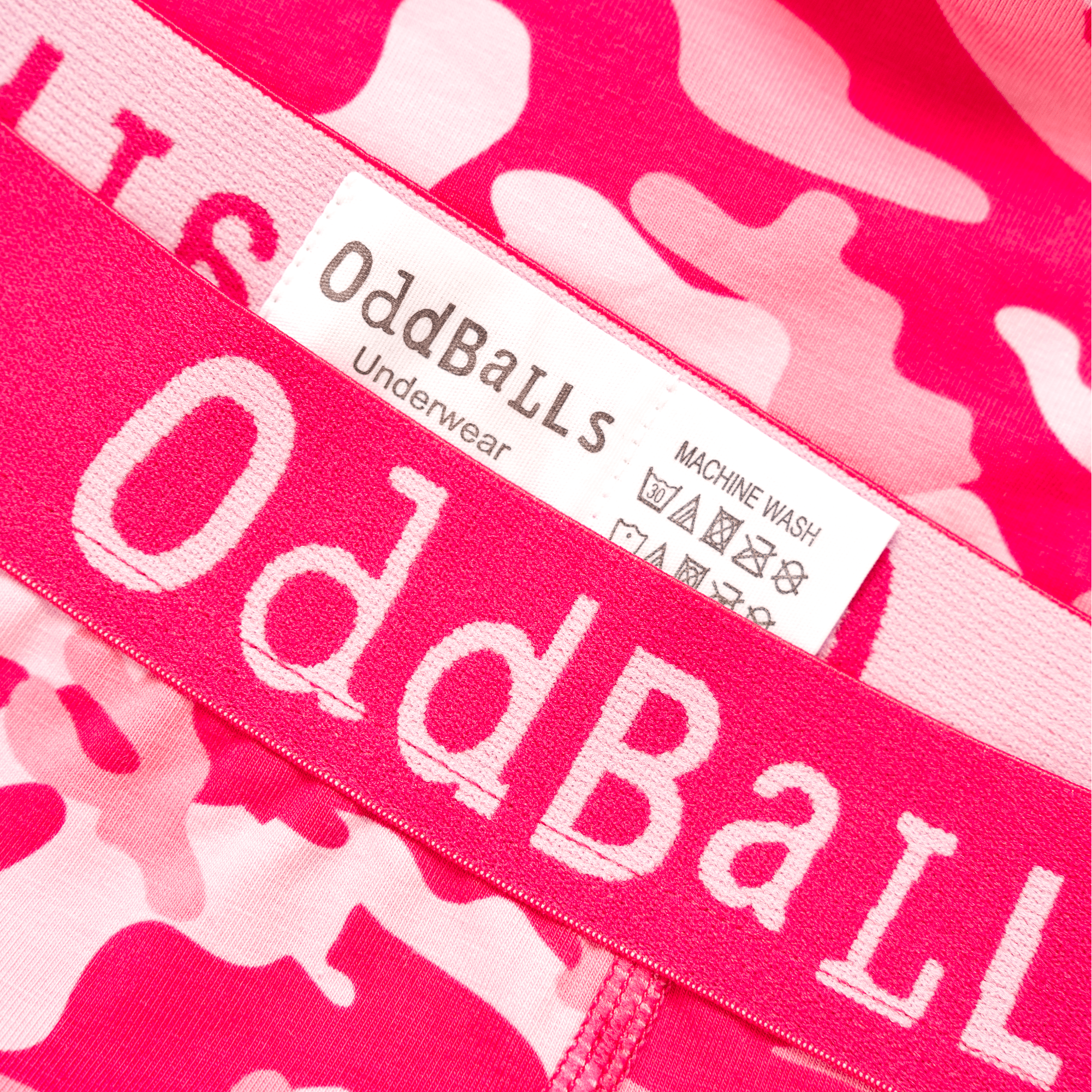 OddBalls – wholesale Underwear – Men's – Pink Commando - Mens Cotton Boxer Shorts2