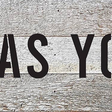 Second Nature by Hand - Wholesale Sign - Come as you are/ 24" x 6" Wood Sign1