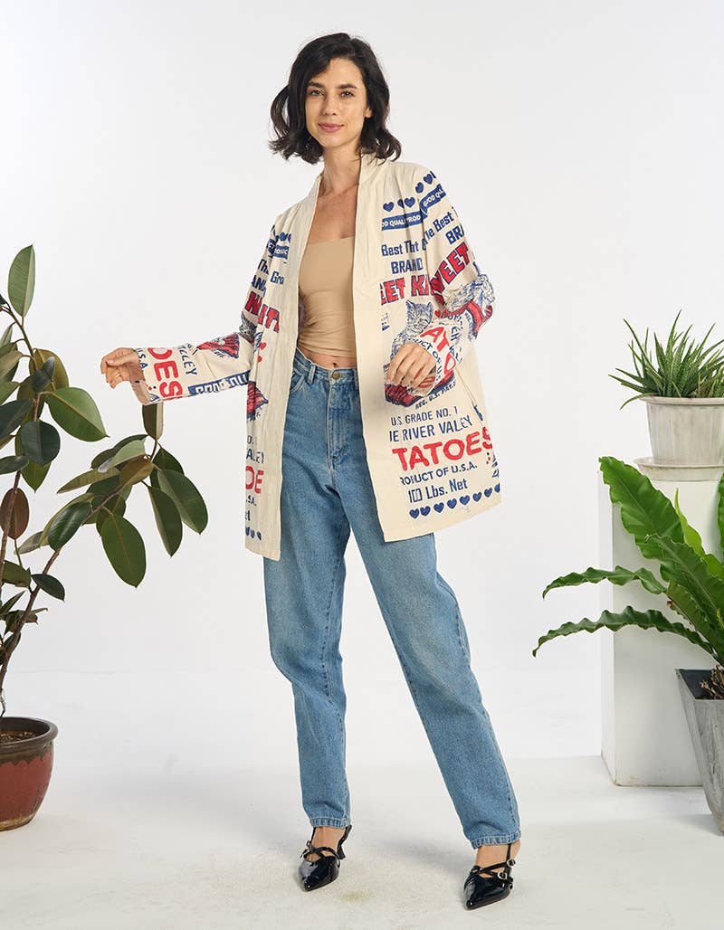 Kathmandu Imports – Cardigan - Mulher por atacado – CARDIGÃ DE ALGODÃO (TH-1935)4