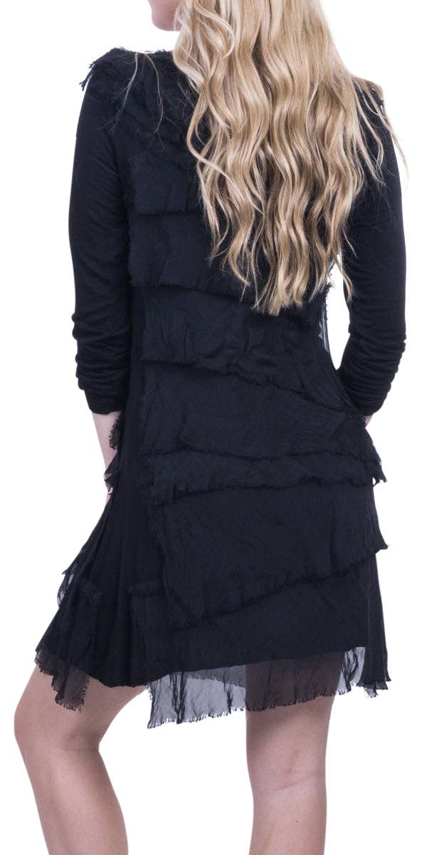 Gigi Moda - Wholesale Dress - Women's - Long Sleeve Ruffled Dress19