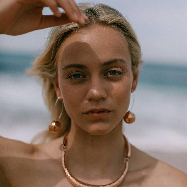 Makers & Providers - Wholesale Choker/collar - 3 Piece Tubular Choker - Copper10