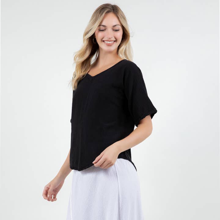 Cottonways – wholesale Blouse – Women’s – Mary Top 100% Cotton Gauze42