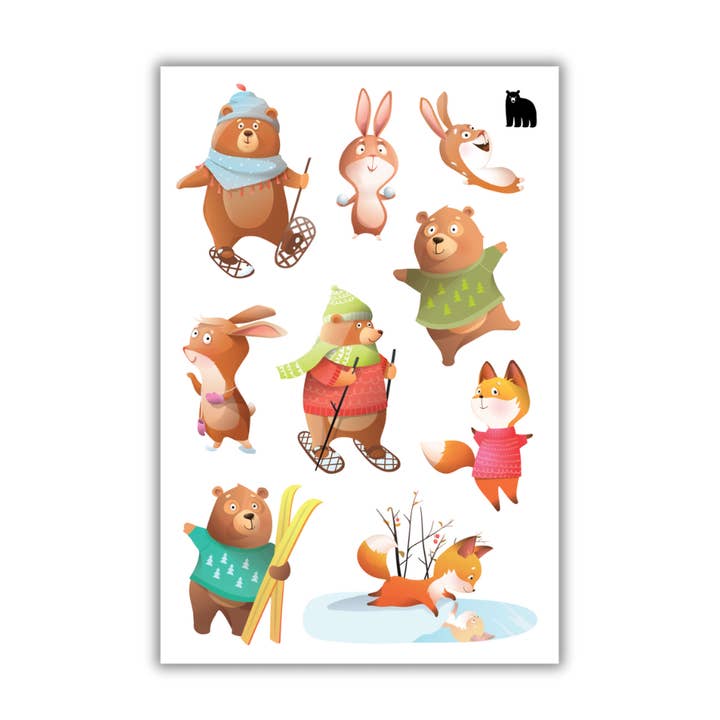 Frosty Fun for wholesale by Four Bears Sticker Club