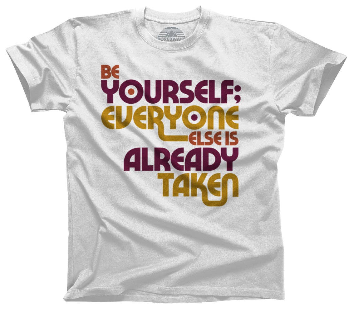 Boredwalk - Wholesale Screen Printed T-Shirt - Men's - Men's Be Yourself Oscar Wilde T-Shirt1