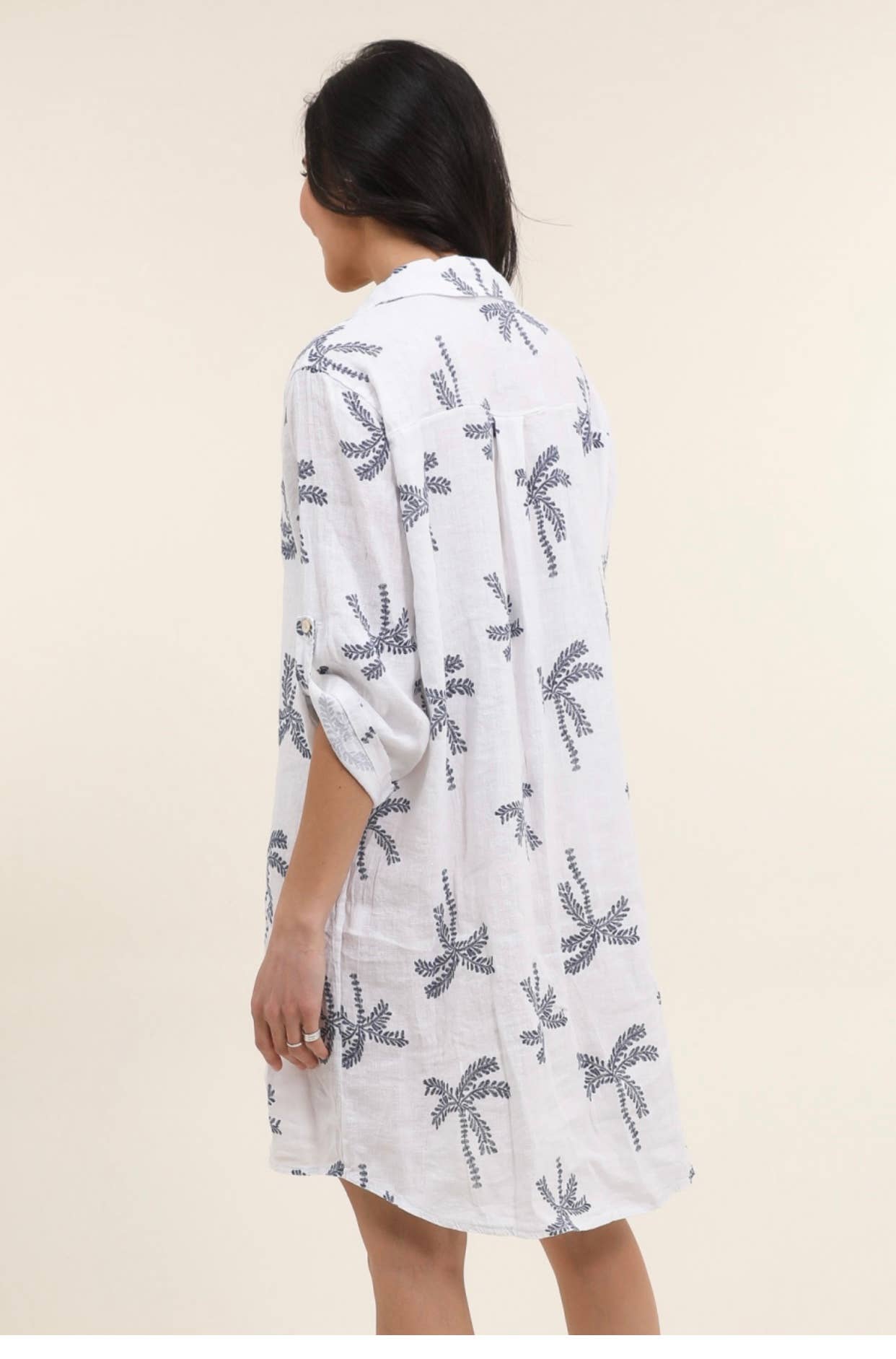 LÉA & LUC – Großhandel Kleid – Damen – Bedruckte Kleider aus 100% Leinen REF.680212