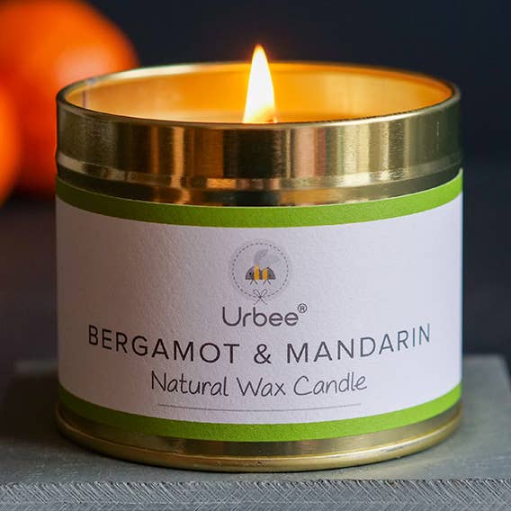 Bergamot & Mandarin - Vela de soja 200ml para venta al por mayor de Urbee