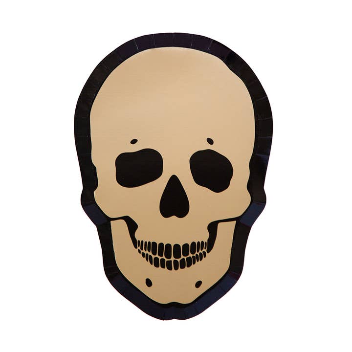 Plaques tête de mort en or - 2 options de taille - 8 Pk. pour la vente par Jollity & Co. + Daydream Society