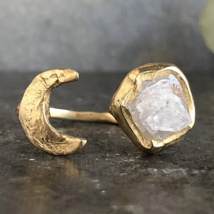 Wax and Wane Ring for wholesale by Emilie Shapiro Jewelry
