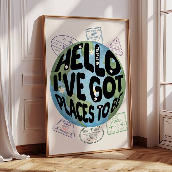 Luoghi 2 Essere Daisy ❤️🔥 ispirato da Fred Again per la vendita all'ingrosso da parte di Perko Prints LTD