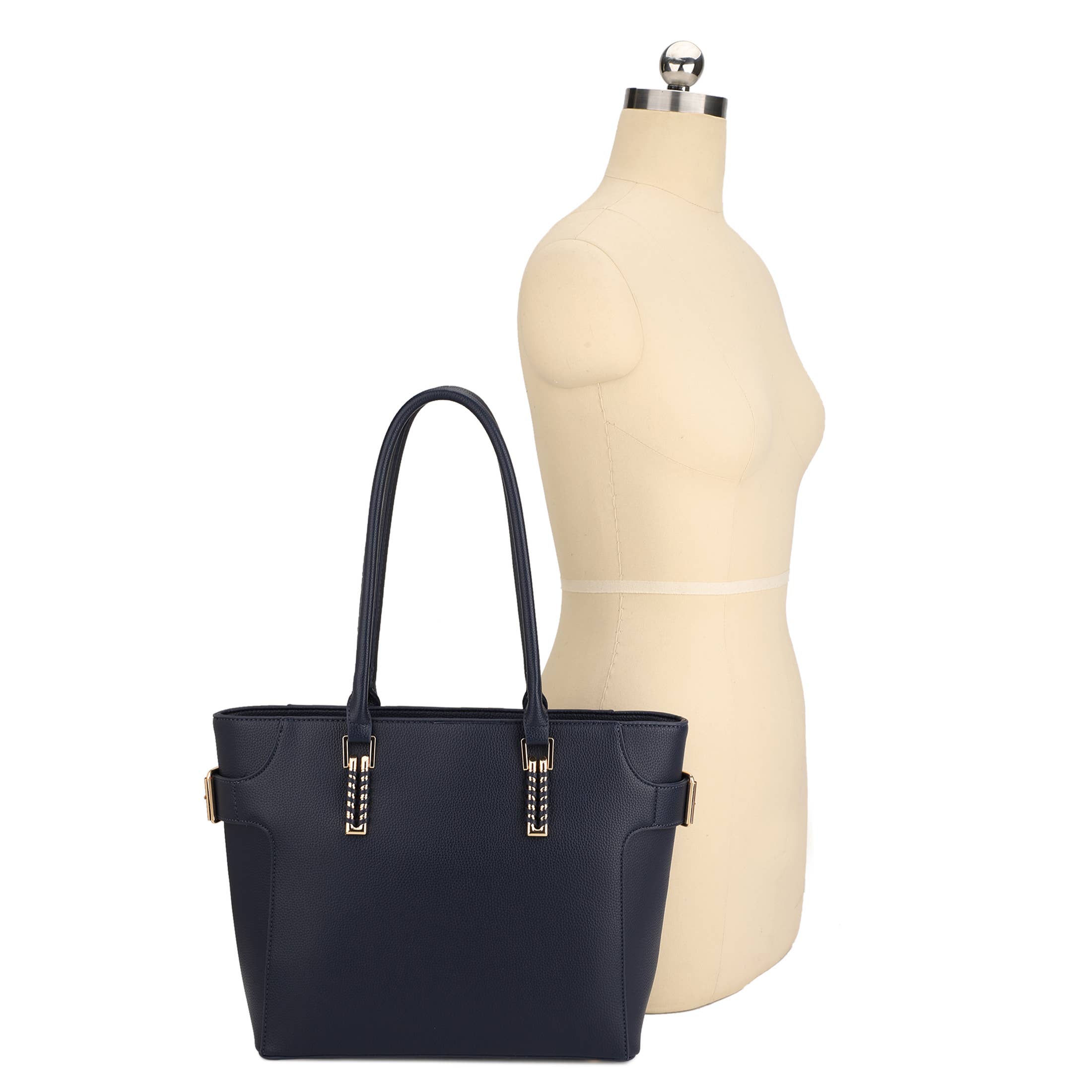 KAYLA+AVA - Wholesale Tote Bag - Women's - ANGELINA TOTE BAG WITH BUCKLE ON THE SIDE9