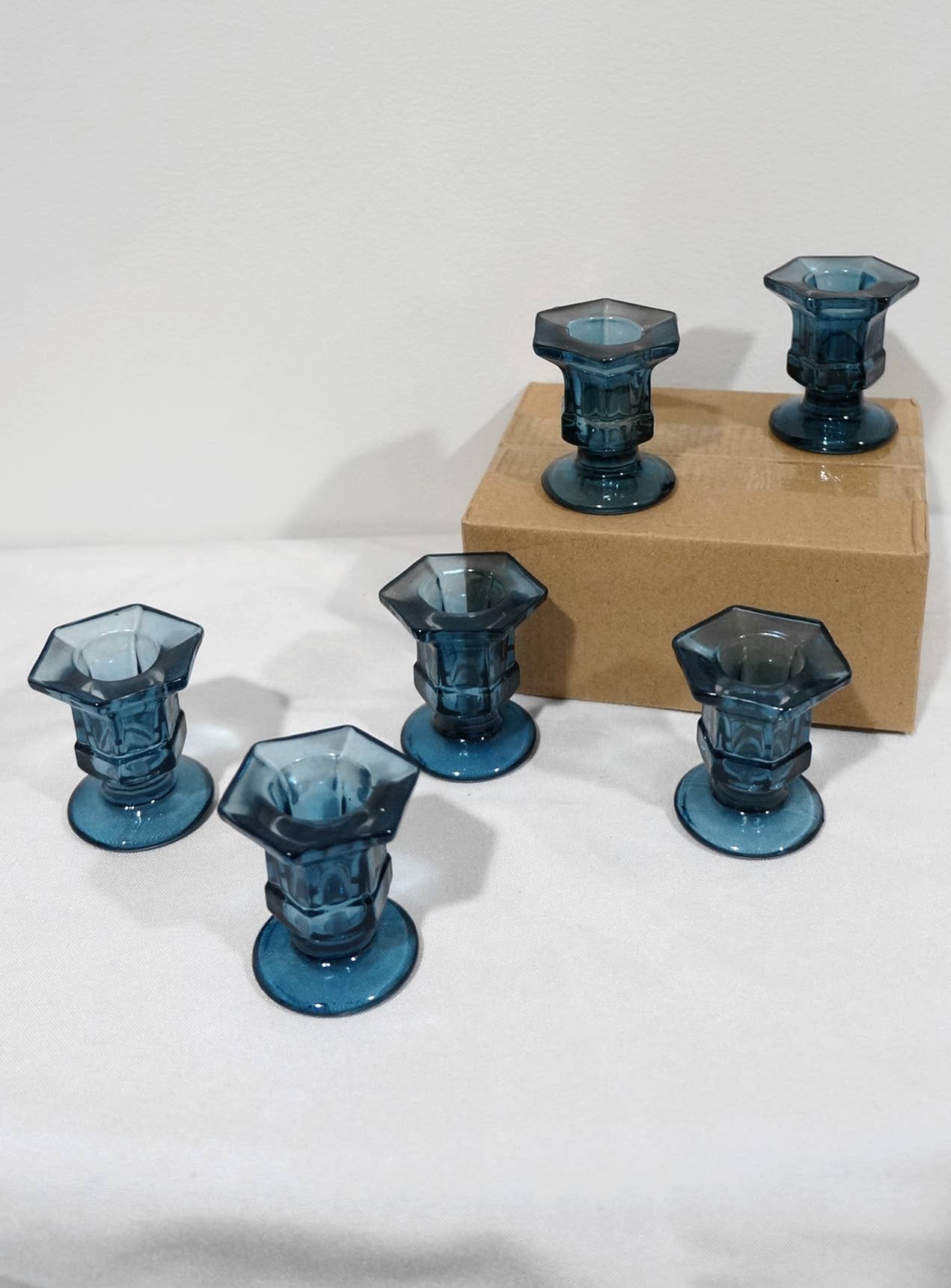 Sweet Home Deco - Wholesale Candle Holder - Glass Candlestick Holders Taper Candle Holders Tabletop13