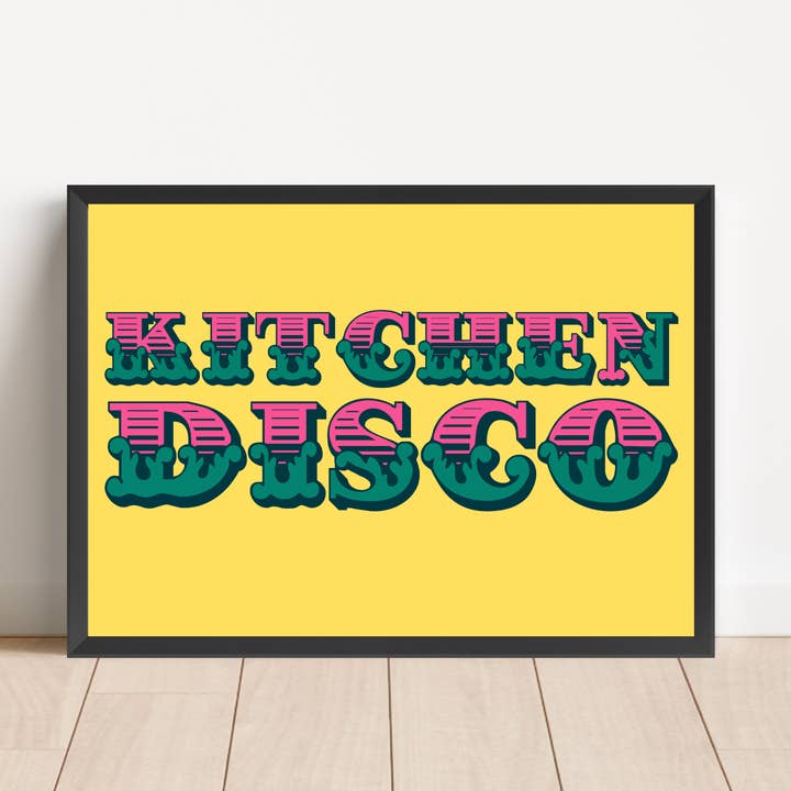 Lámina Kitchen Disco - Impresión Kitchen - Pasillo - Casa para venta al por mayor de Plum Tree Prints