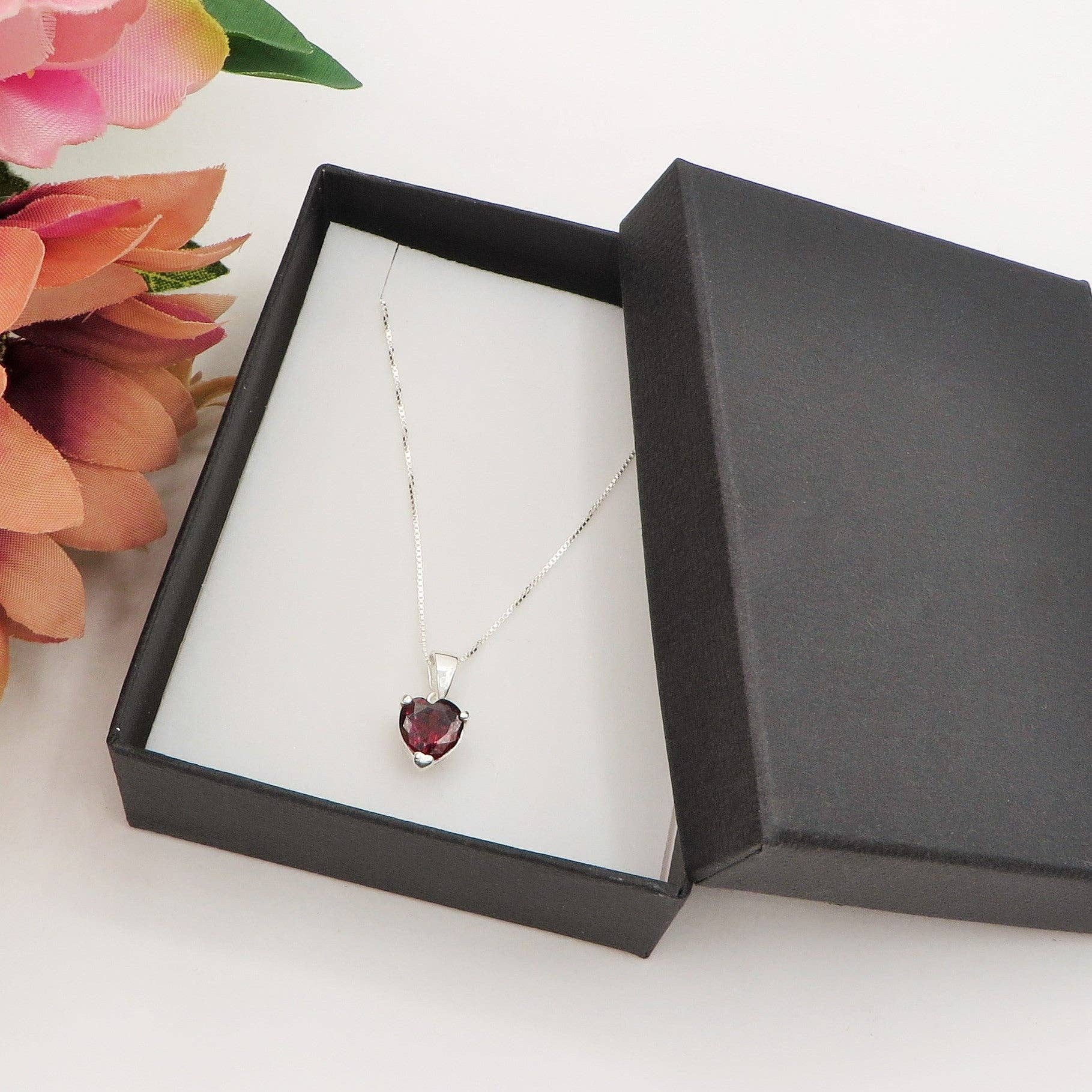 Daemon srls - Wholesale Pendant/Charm Necklace - CONNIE ~ ARGENTO 925 ~ Collana con pendente cuore in cubic zirconia0