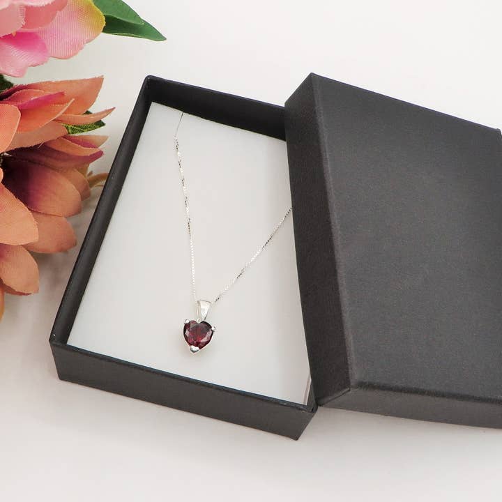 Daemon srls - Wholesale Pendant/Charm Necklace - CONNIE ~ ARGENTO 925 ~ Collana con pendente cuore in cubic zirconia