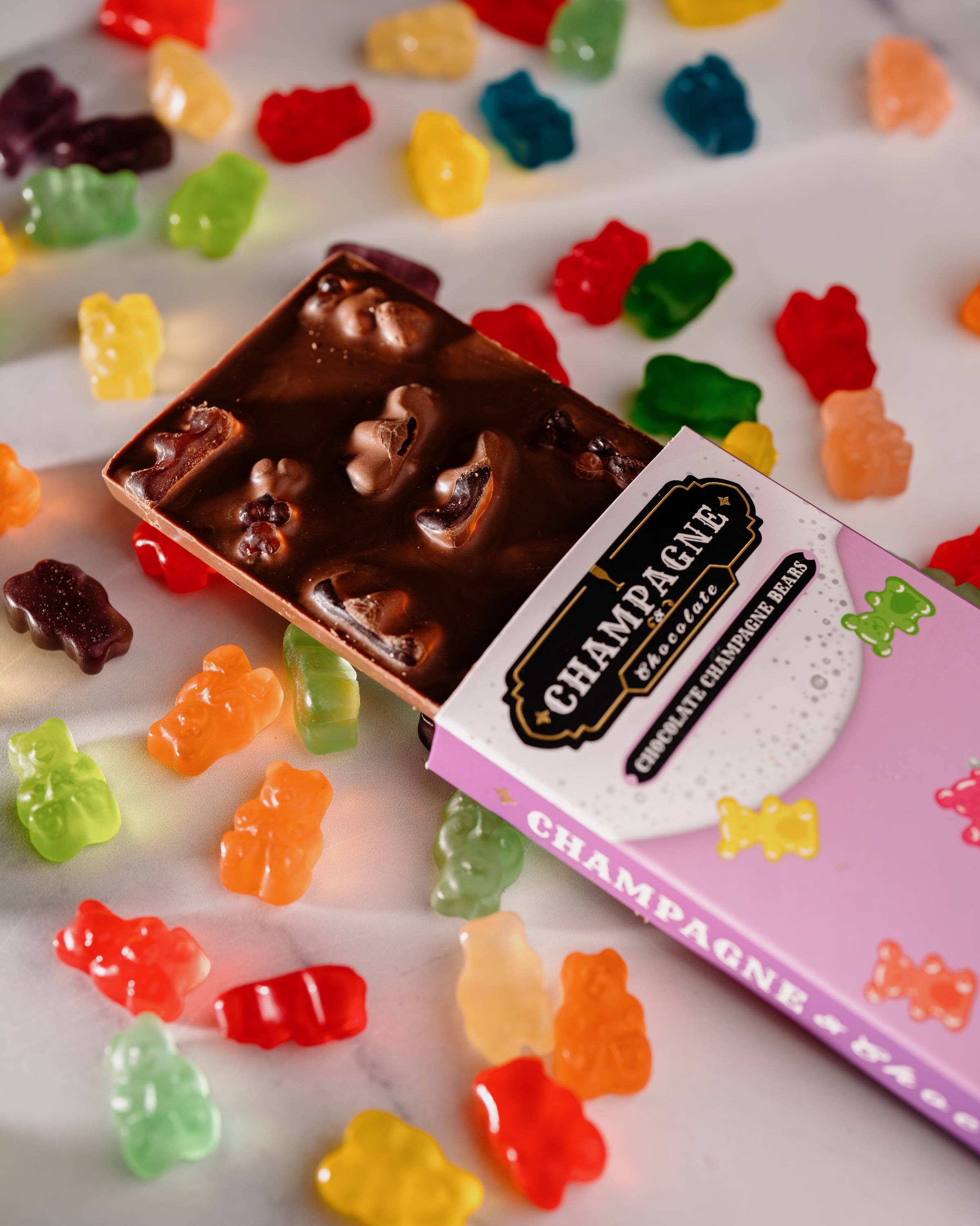Champagne & Chocolate - Wholesale Chocolate Bar - Chocolate Champagne Bears2