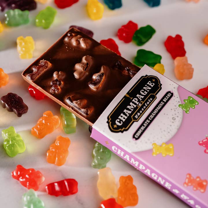 Champagne & Chocolate - Wholesale Chocolate Bar - Chocolate Champagne Bears2