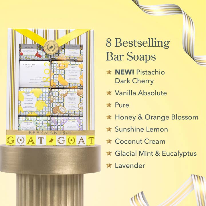 Beekman 1802 - Wholesale Bar Soap - Bar Soap Set/8 Gift Set2