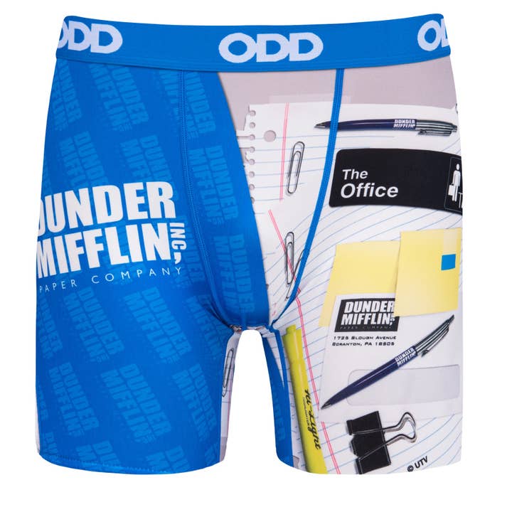 Odd Sox - Wholesale Underwear - Men's - Dunder Mifflin Split - Mens Boxer Briefs