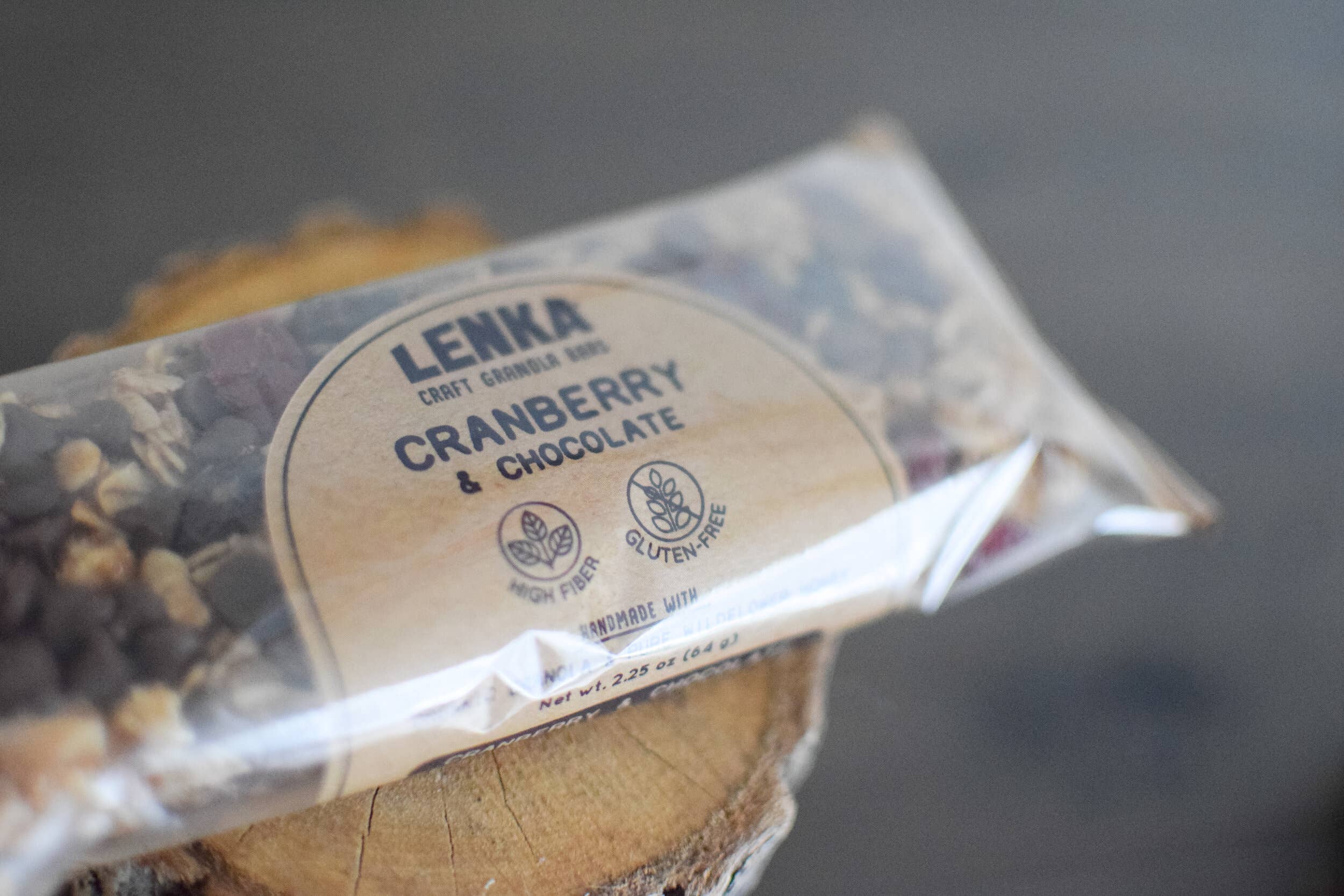 Lenka Craft Granola Bars - Wholesale Snack Bar - Cranberry Chocolate Granola Bar - High Fiber, Gluten-Free2