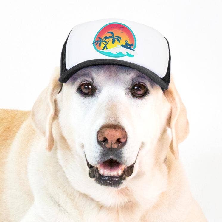 PupLid - Wholesale Pet Hat - Dog - Surfer Dog Standard or Namedrop | Trucker Hat for Dogs27
