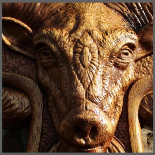 Forged In Wood – Großhandel 3D-Wandkunst – MJÖLNIR oder THOR HAMMER. Wunderschönes Stück nordischer Kunst