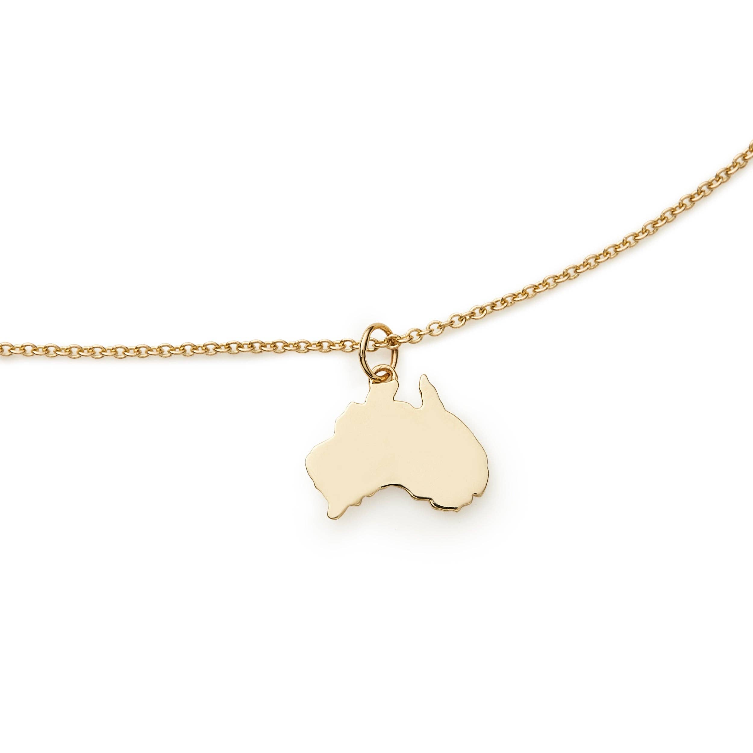 PL Collective - Wholesale Pendant/charm necklace - Australian Map Necklace4