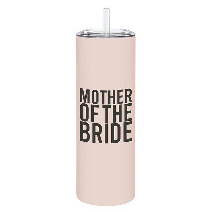 Angle - Wholesale Insulated Mug/Tumbler - Matte Skinny Tumbler - Mother of the Bride