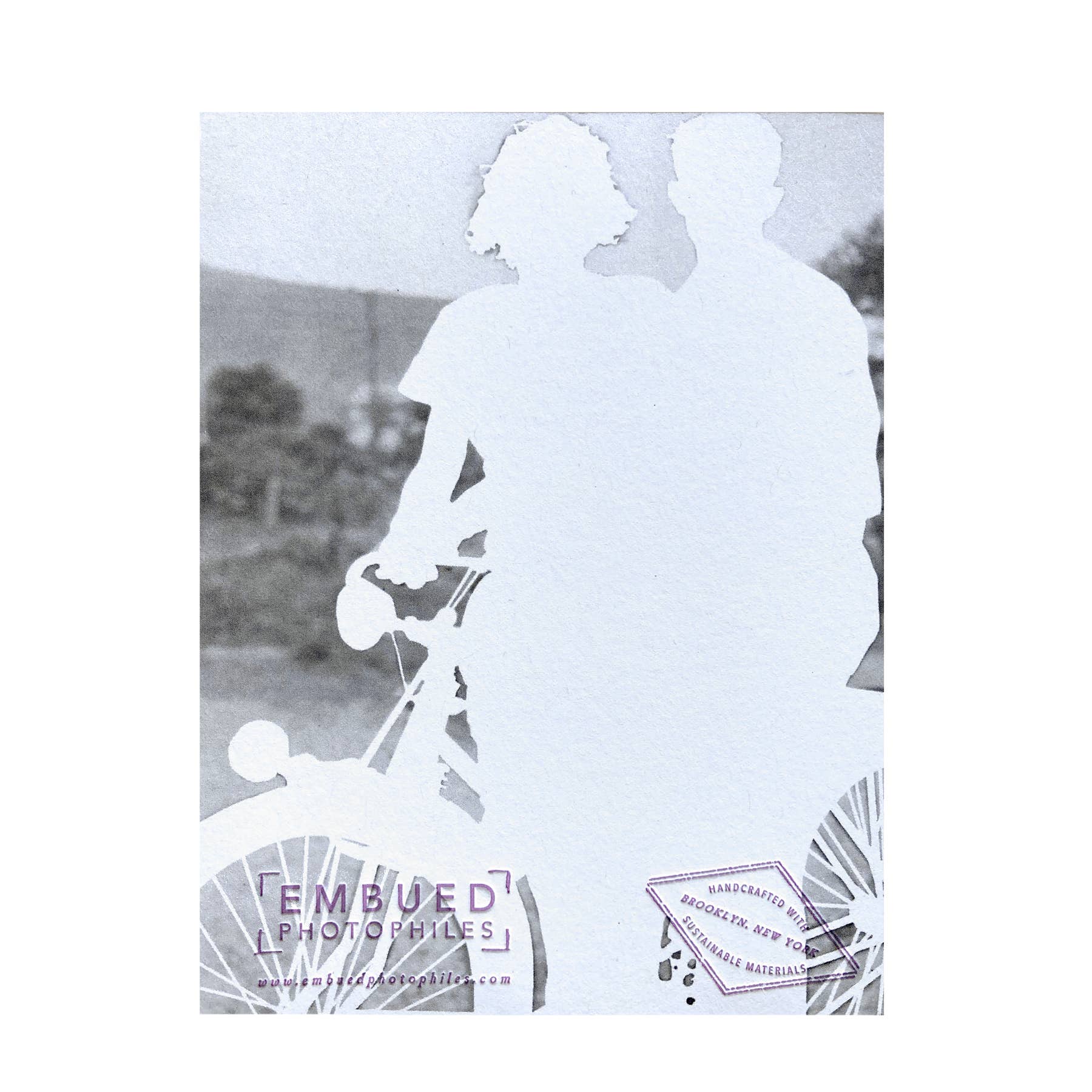 Embued Photophiles - Wholesale Congratulations Card - Bicycle Congrats You Two Card1