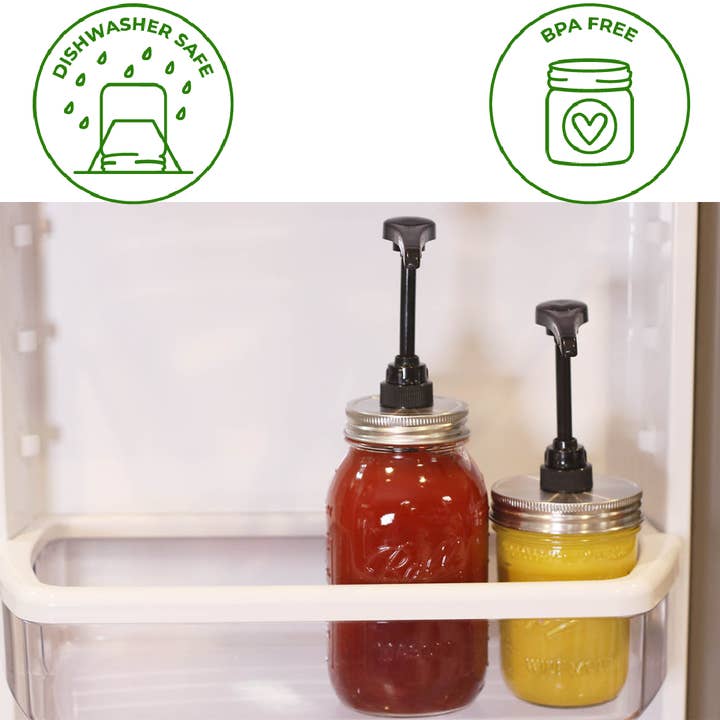 Mason Jar Lifestyle – wholesale Kitchen tool/gadget – Food Grade Dispenser Pump for Mason Jars