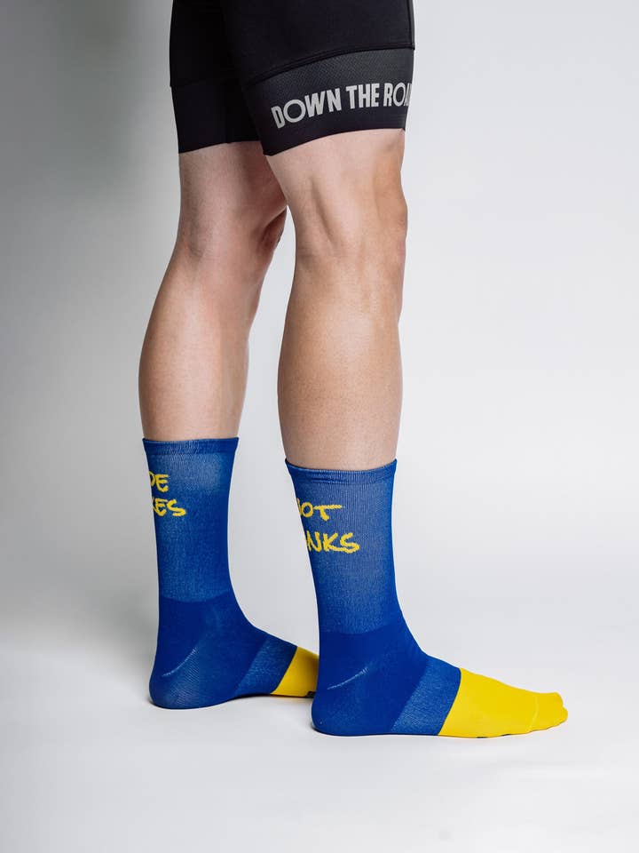 Down The Road - Wholesale Socks – Unisex - Ukraine socks - Ride Bikes Not Tanks4
