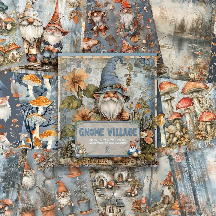 Scrapbook Resource Co - Wholesale Scrapbooking Kit - Gnome Village