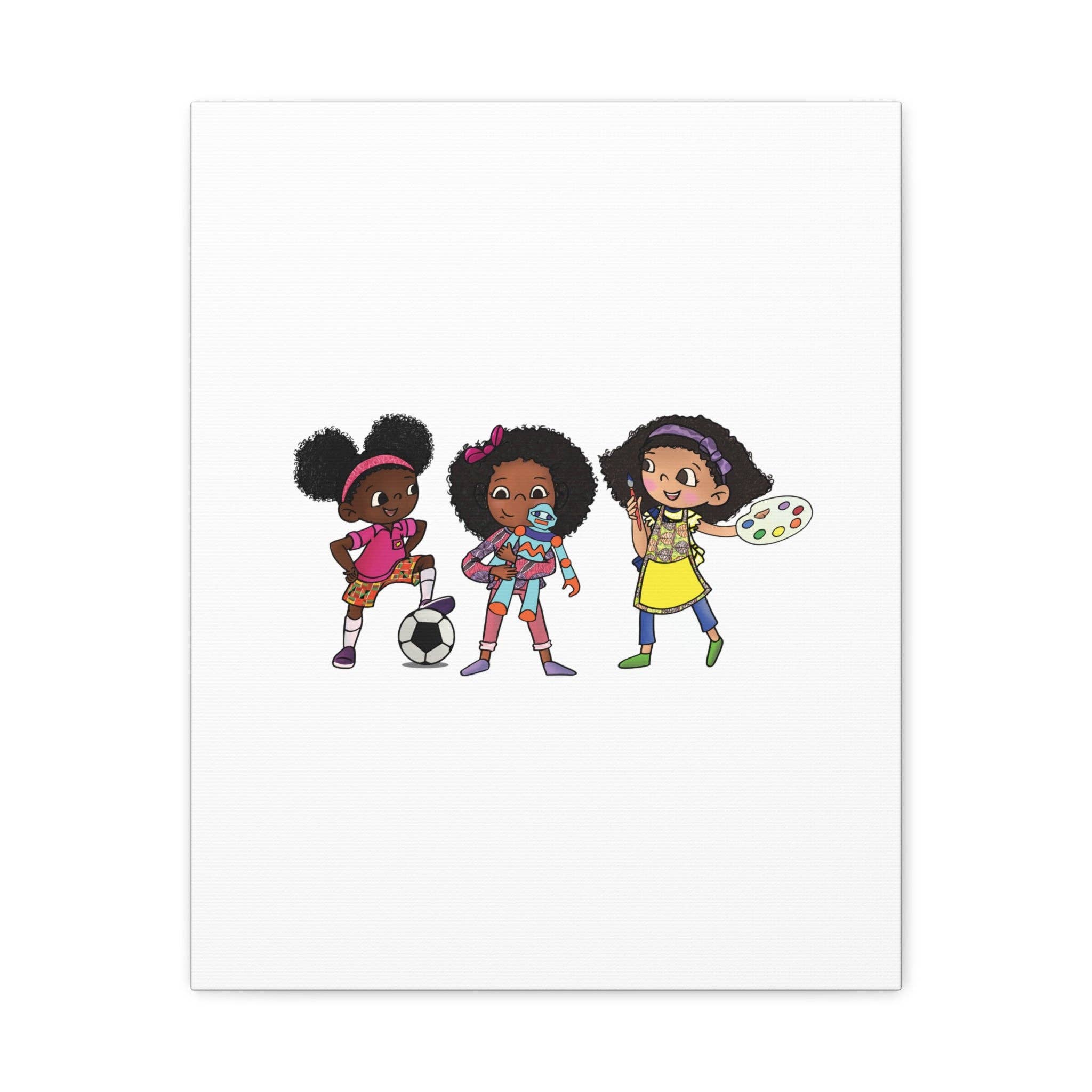 Ikuzi Dolls - Wholesale Art Print - Kids & Baby - Kids' Canvas Wall Art - Playful Characters for Creative Spaces33