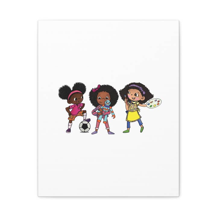 Ikuzi Dolls - Wholesale Art Print - Kids & Baby - Kids' Canvas Wall Art - Playful Characters for Creative Spaces33