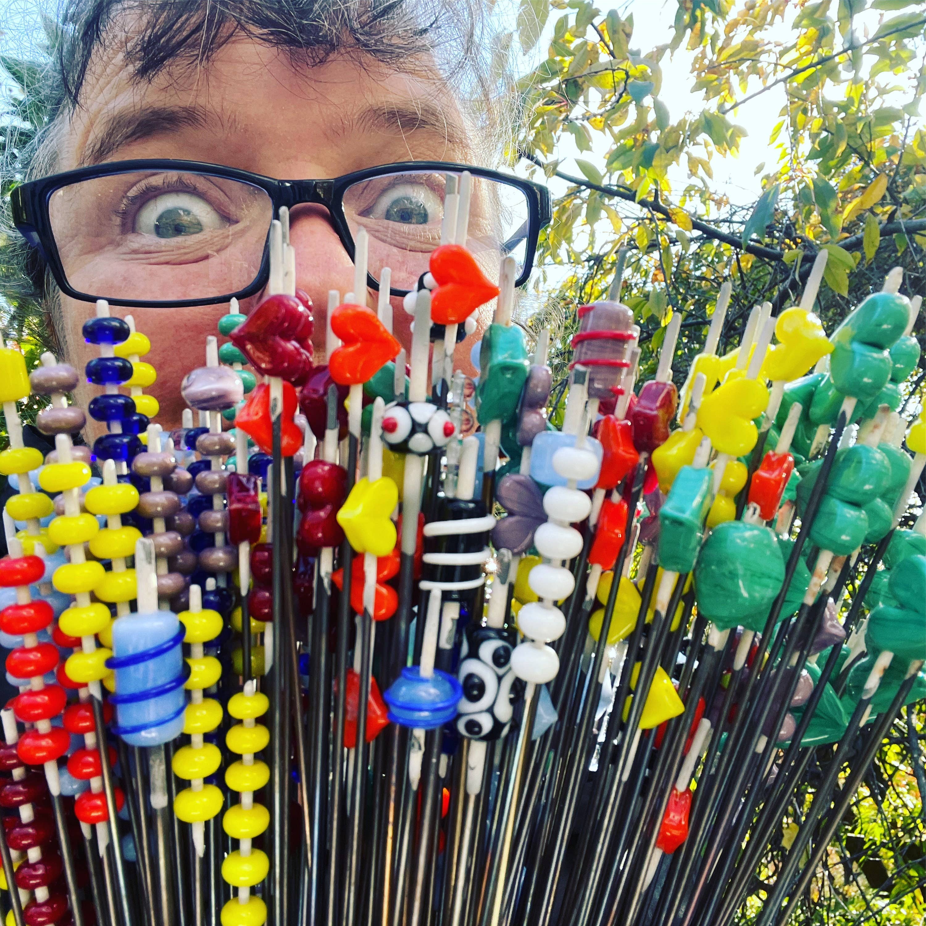 Ironwood Glassworks - Wholesale Pendant/Charm Necklace - Black + Purple Rose Flameworked Glass Heart Necklace6