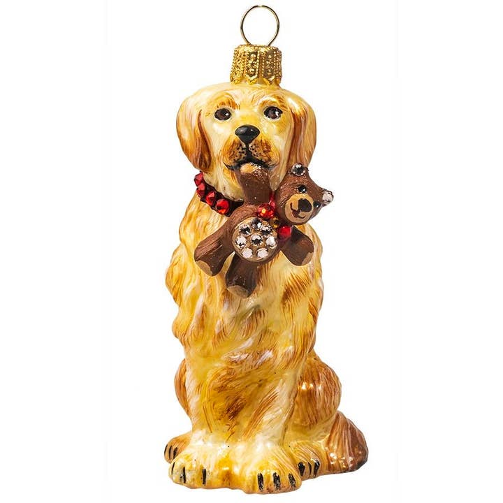 Golden Retriever con Oso de peluche para venta al por mayor de Joy To The World Collectibles