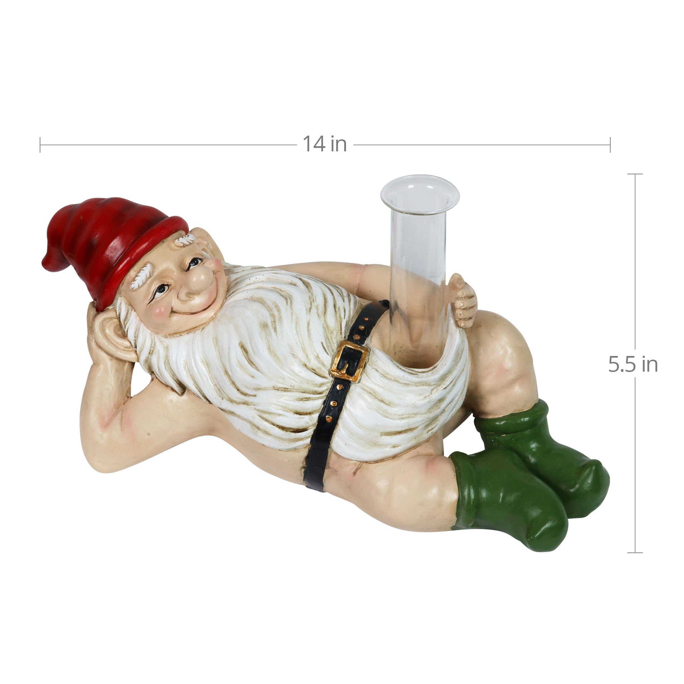 Exhart - Vente Nains de jardin - Pluviomètre nu Ralph Gnome6