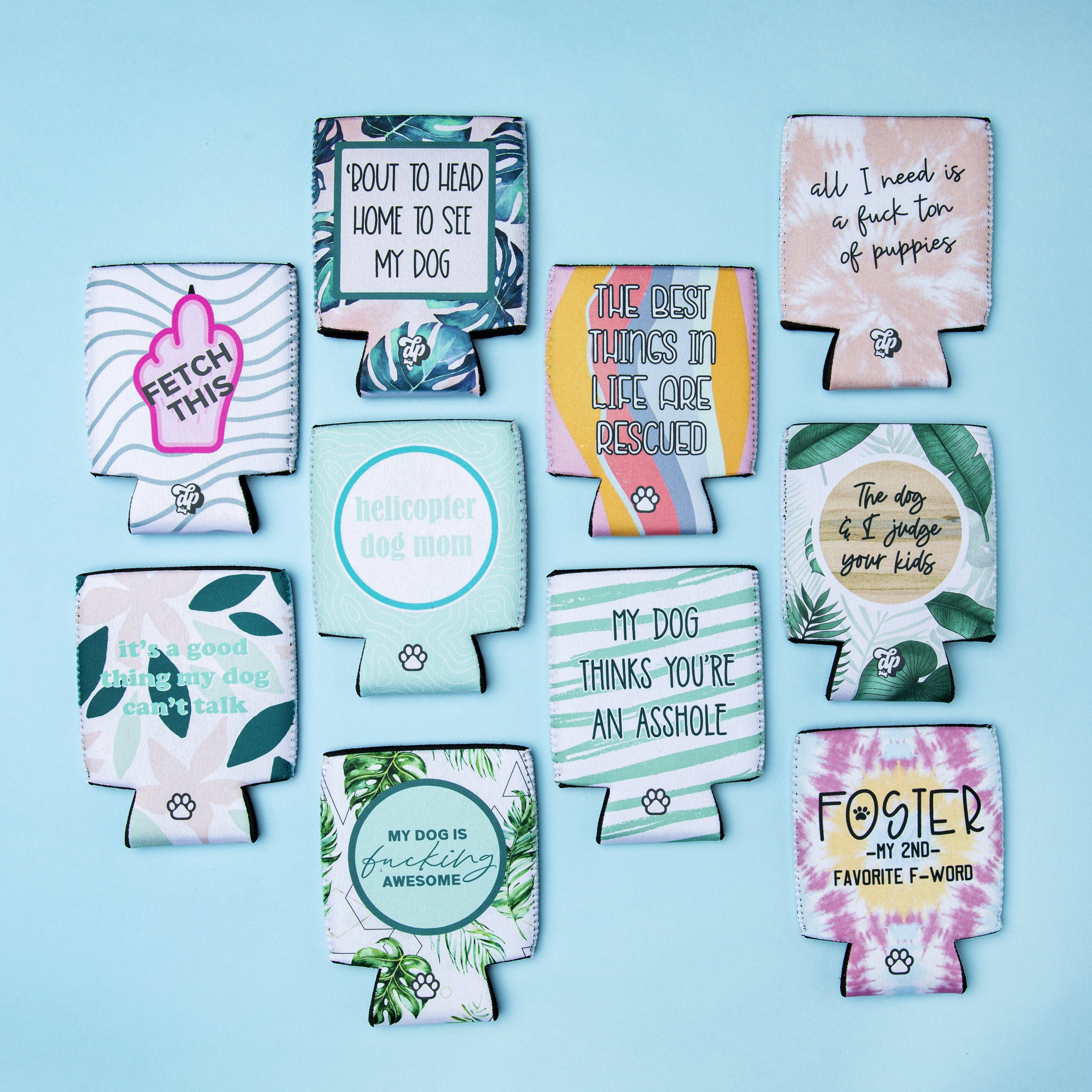 The Dapper Paw - Wholesale Drink Huggers & Koozies - Bout to Head Home Can Insulator1