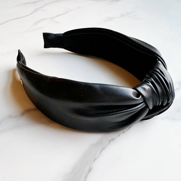 Ellison+Young - Wholesale Fashion Headband - Women's - Leather Better Knotted Headband